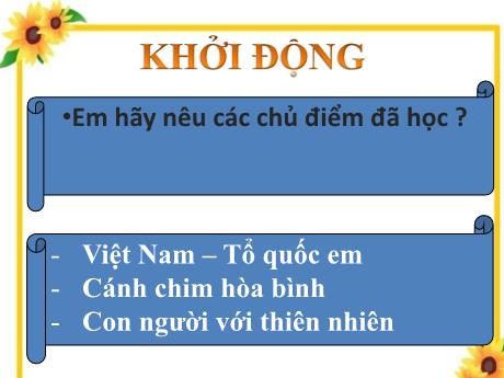 Bài giảng môn Tiếng Việt Lớp 5 (Tập đọc) - Tuần 11, Bài: Chuyện một khu vườn nhỏ