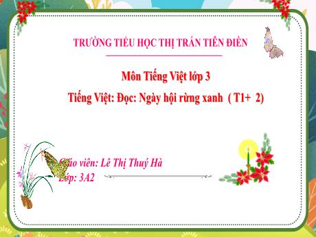 Bài giảng Tiếng Việt 3 (Đọc, nghe nói) Sách Kết nối tri thức - Tuần 21: Ngày hội rừng xanh - Năm học 2024-2025 - Lê Thị Thúy Hà