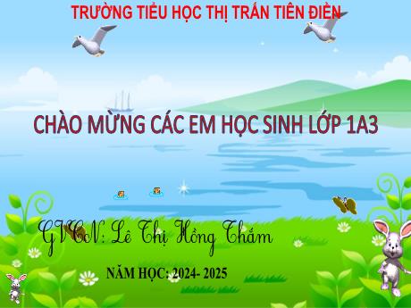 Bài giảng Tiếng Việt Lớp 1 - Bài 42: Ao eo - Năm học 2024-2025 - Lê Thị Hồng Thắm