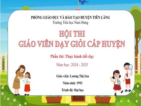 Bài giảng Toán Lớp 3 Sách Kết nối tri thức - Chủ đề 3 - Phép nhân, phép chia trong phạm vi 1000 - Tiết 72, Bài 37: Chia số có ba chữ số cho số có một chữ số (Tiết 3) - Năm học: 2024-2025 - Lương Thị Sen