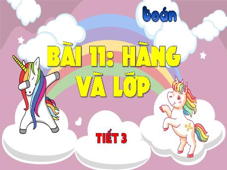 Bài giảng Toán Lớp 4 Sách Kết nối tri thức - Bài 11: Hàng và lớp (Tiết 3)