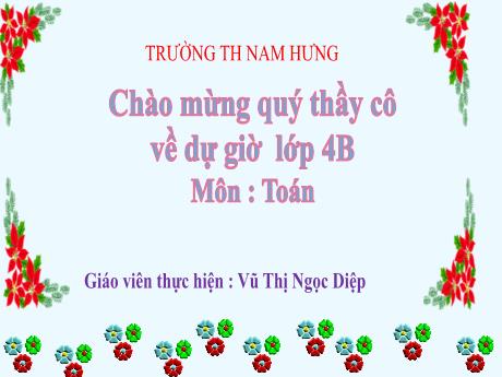 Bài giảng Toán Lớp 4 Sách Kết nối tri thức - Bài 27: Hai đường thẳng vuông góc - Năm học 2024-2025 - Vũ Thị Ngọc Diệp
