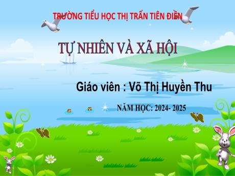 Bài giảng Tự nhiên và xã hội 3 Sách Kết nối tri thức - Bài 5: Hoạt động kết nối với cộng đồng - Năm học 2022-2023 - Võ Thị Huyền Thu
